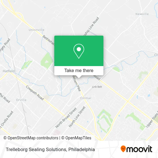 Trelleborg Sealing Solutions map