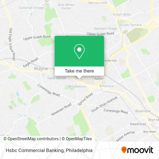 Hsbc Commercial Banking map