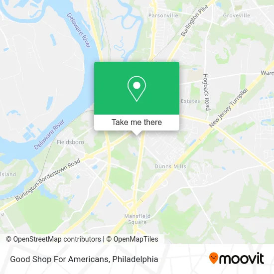 Good Shop For Americans map