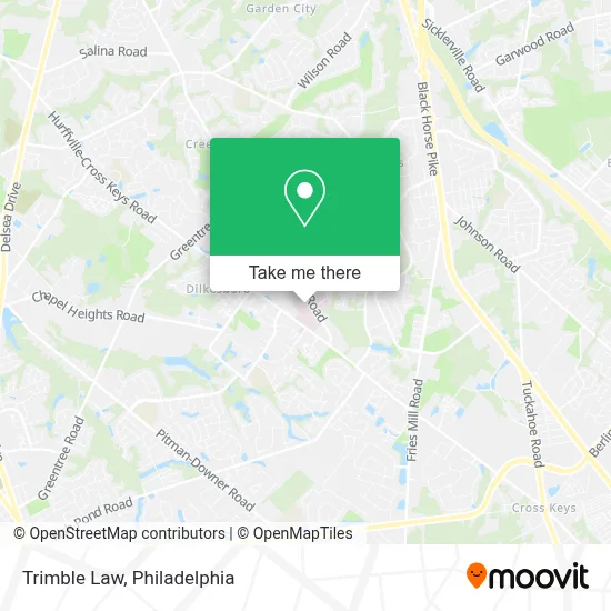 Trimble Law map