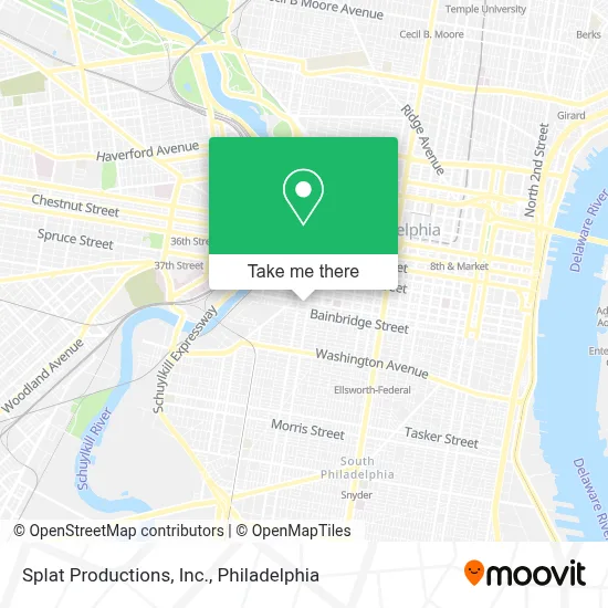 Splat Productions, Inc. map