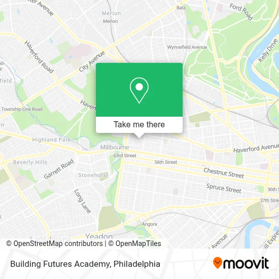 Building Futures Academy map