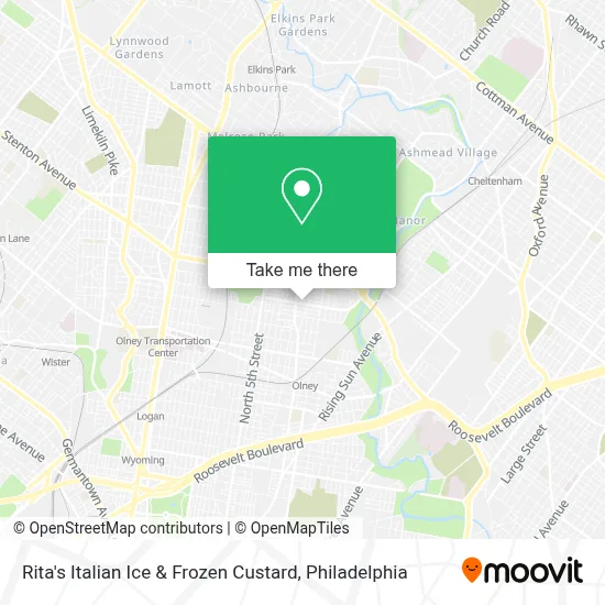 Rita's Italian Ice & Frozen Custard map