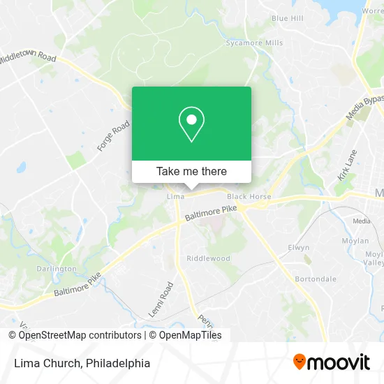 Lima Church map