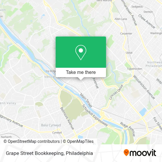 Grape Street Bookkeeping map