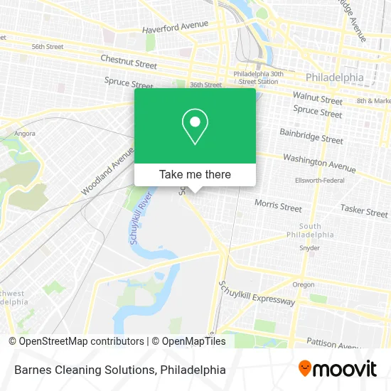 Barnes Cleaning Solutions map