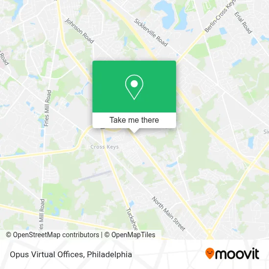 Opus Virtual Offices map