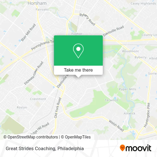 Great Strides Coaching map