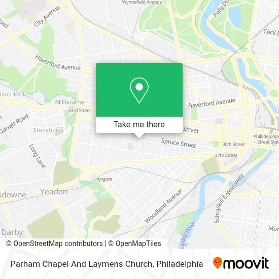 Parham Chapel And Laymens Church map