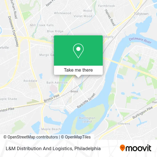 L&M Distribution And Logistics map