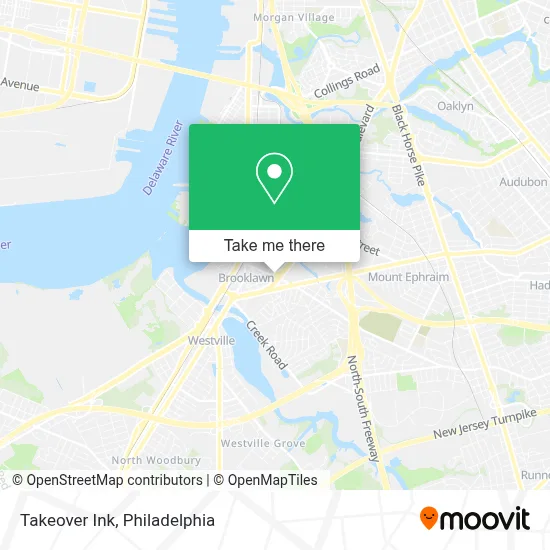 Takeover Ink map