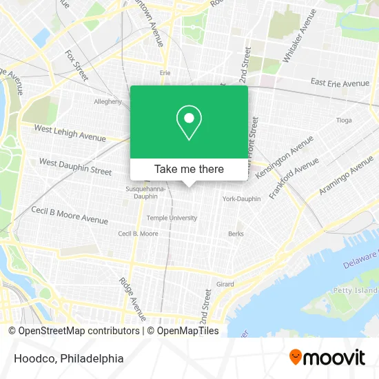 Hoodco map