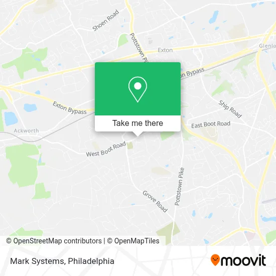 Mark Systems map
