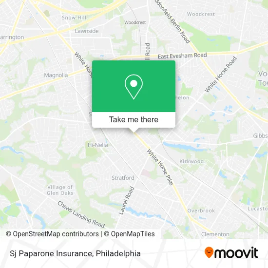 Sj Paparone Insurance map