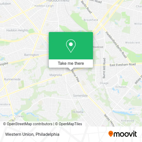 Western Union map