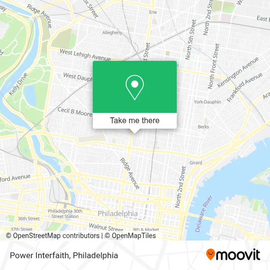 Power Interfaith map