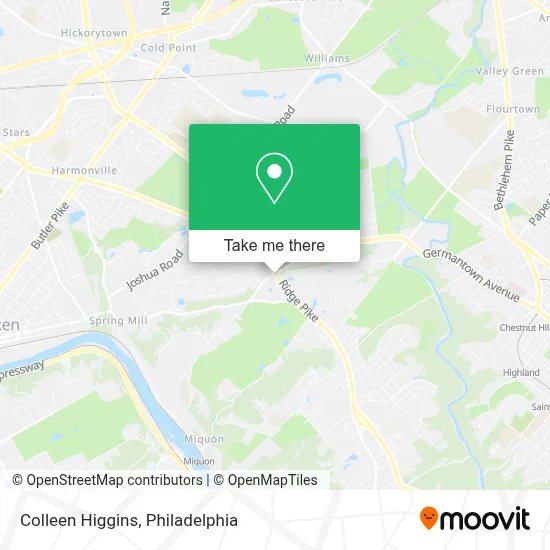 Colleen Higgins map