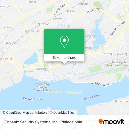 Phoenix Security Systems, Inc. map