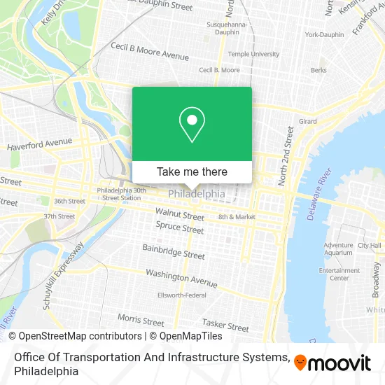 Office Of Transportation And Infrastructure Systems map
