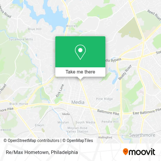 Re/Max Hometown map