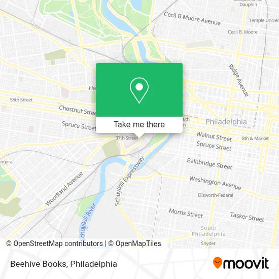 Beehive Books map