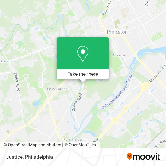 Justice map