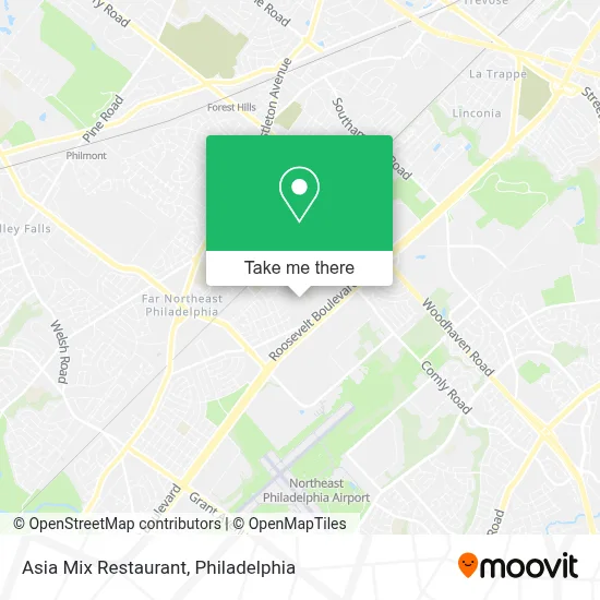 Asia Mix Restaurant map