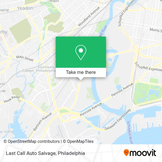 Last Call Auto Salvage map
