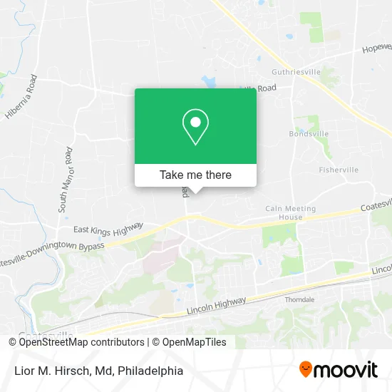 Lior M. Hirsch, Md map