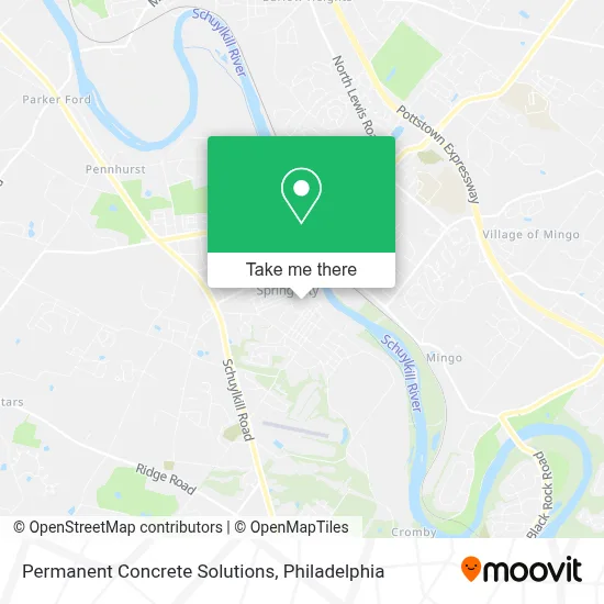 Permanent Concrete Solutions map