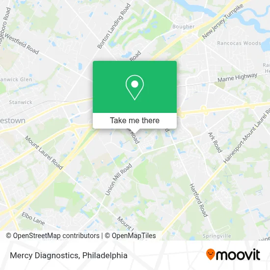 Mercy Diagnostics map