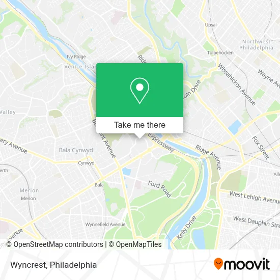 Wyncrest map