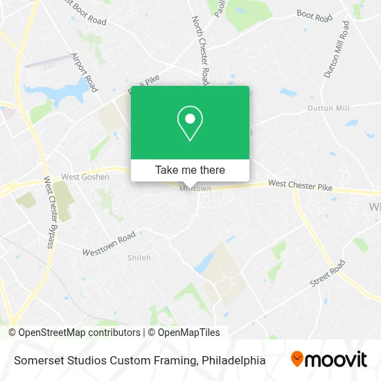 Somerset Studios Custom Framing map
