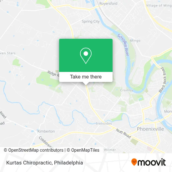 Kurtas Chiropractic map