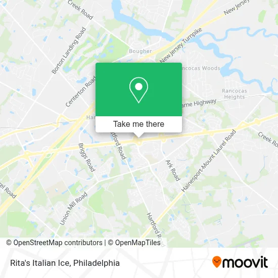 Rita's Italian Ice map