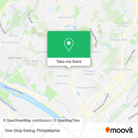 One Stop Ewing map
