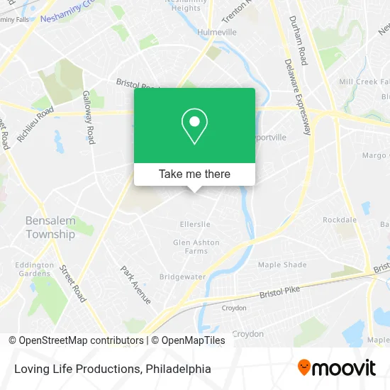 Loving Life Productions map