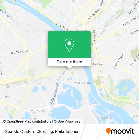 Sparkle Custom Cleaning map