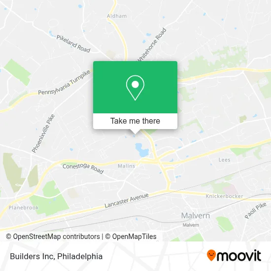 Builders Inc map