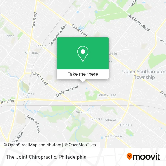 The Joint Chiropractic map