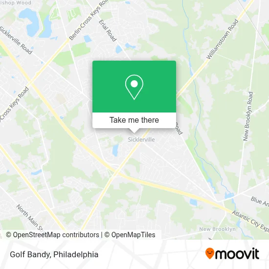 Golf Bandy map