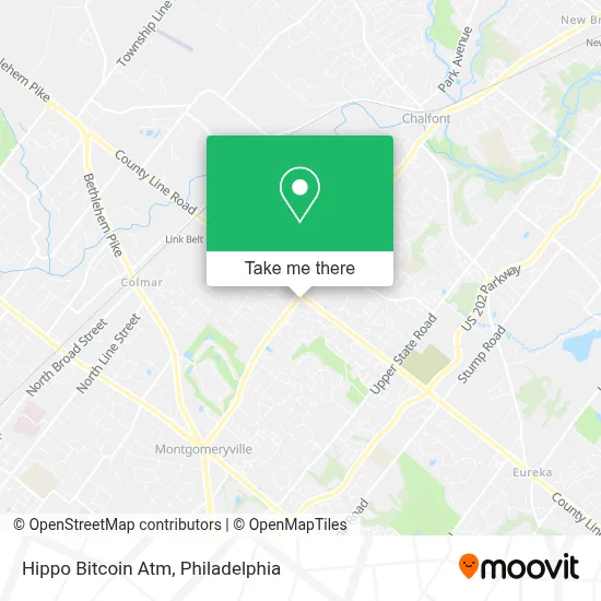 Hippo Bitcoin Atm map