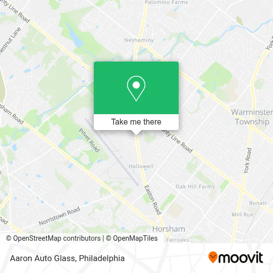 Aaron Auto Glass map