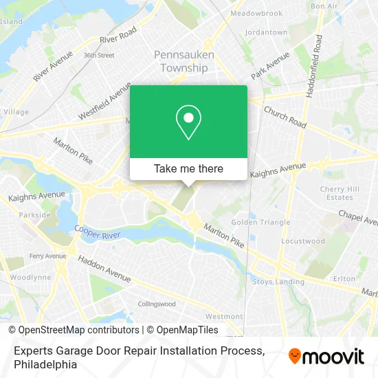 Experts Garage Door Repair Installation Process map