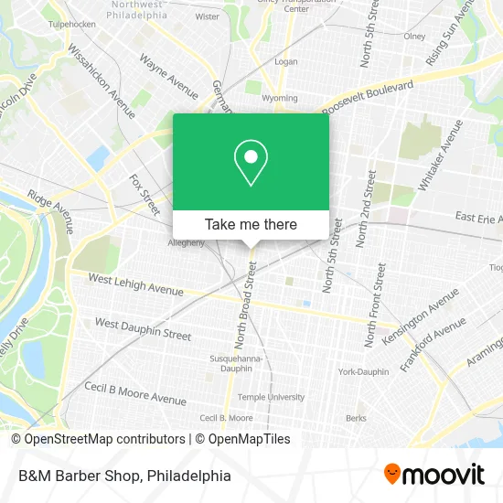 B&M Barber Shop map