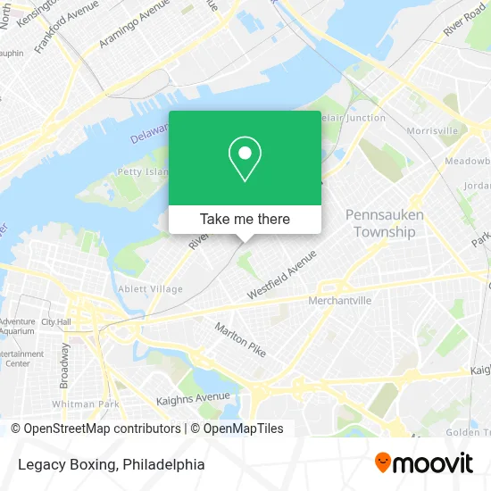 Legacy Boxing map
