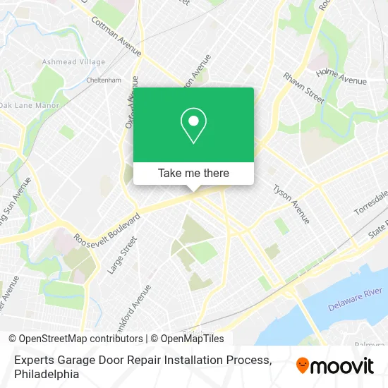 Experts Garage Door Repair Installation Process map