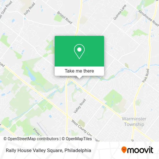 Rally House Valley Square map
