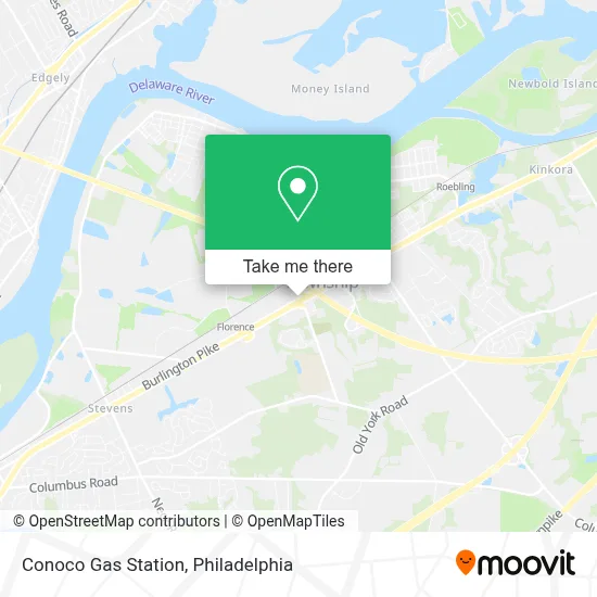 Conoco Gas Station map