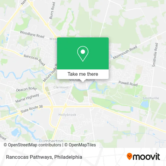 Rancocas Pathways map